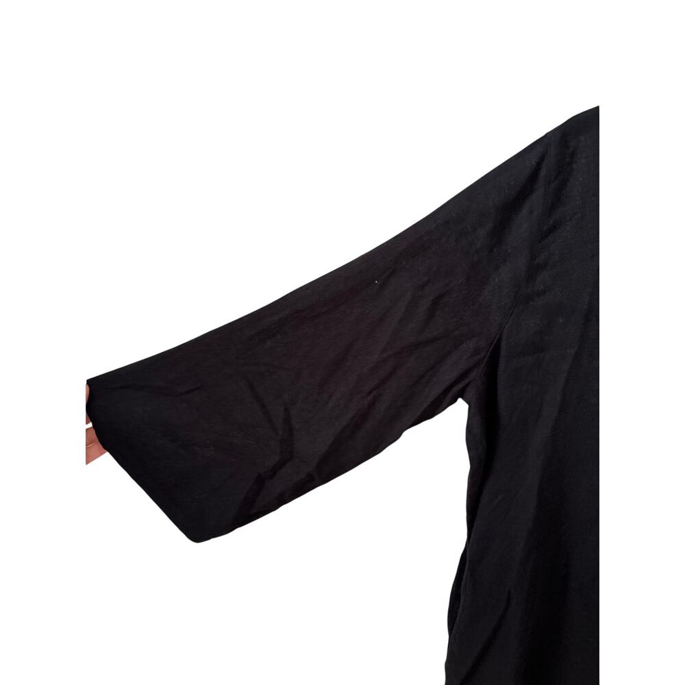 NWT Rachel Zoe Linen Blend Tunic Dress Black White Collared Cover Up Size S - Picture 7 of 11